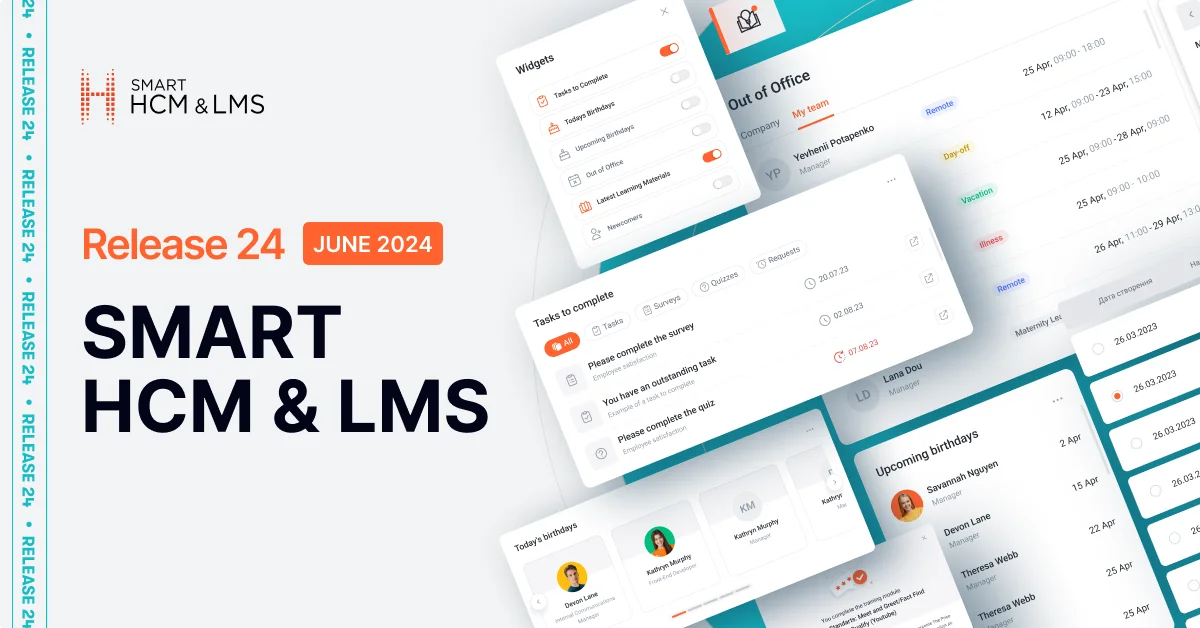 Release 24 SMART HCM & LMS JUNE 1200 628