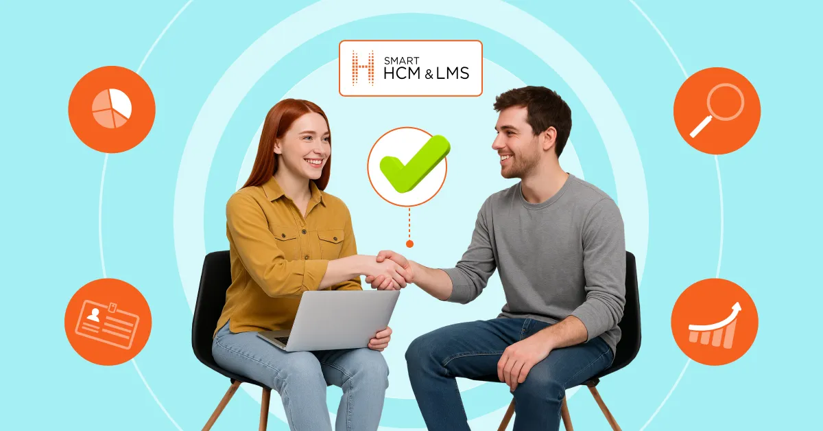 Visualización de las herramientas SMART HCM y LMS para un reclutamiento eficaz