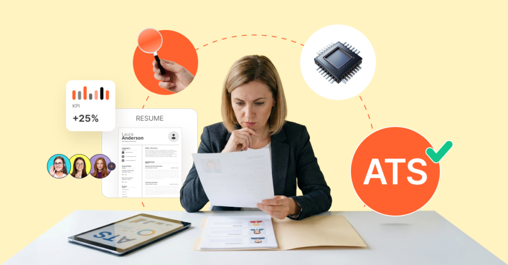 visualization of the candidate management process using an ATS